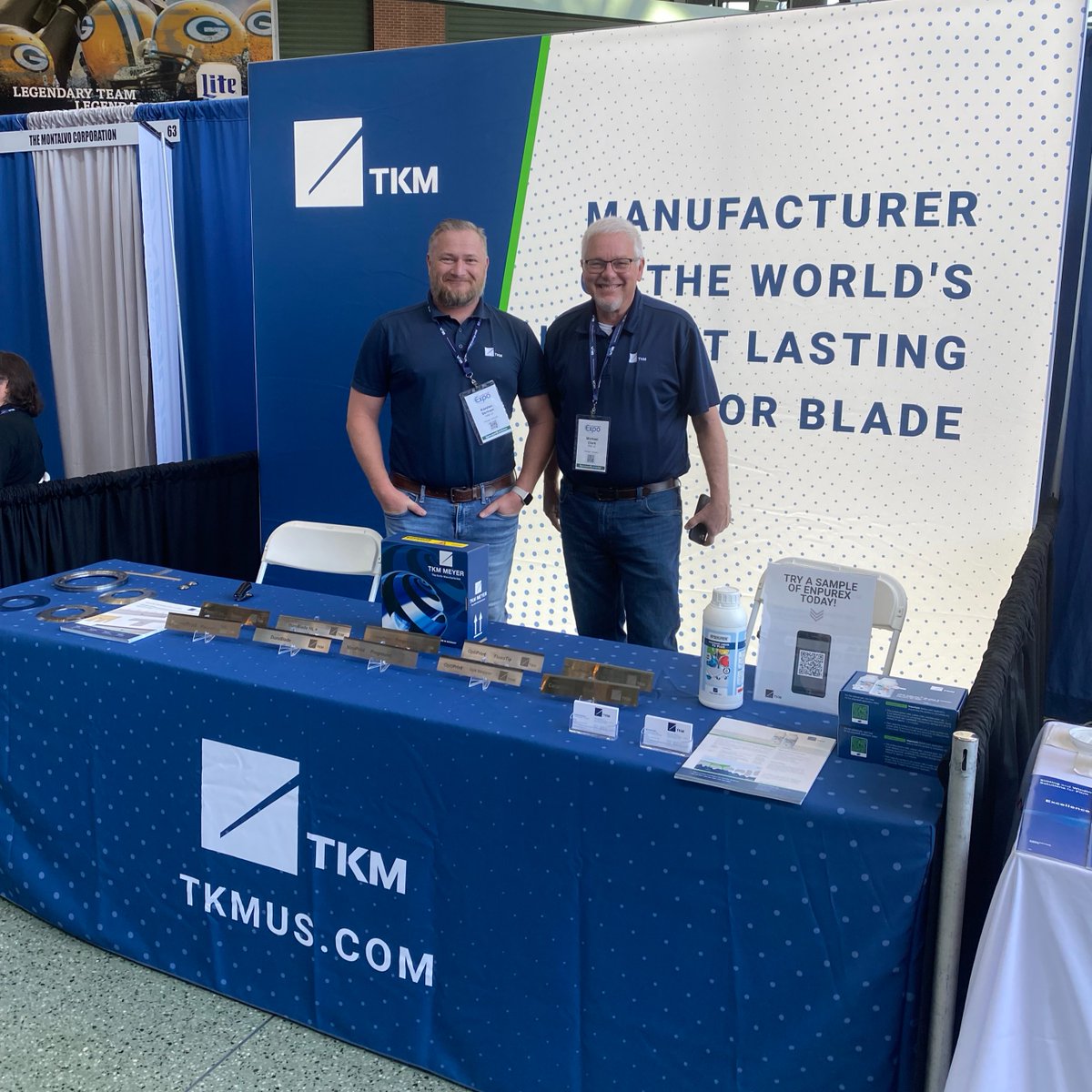 LIVE at Converter's Expo TODAY! Come by BOOTH #62 to find out what the world's longest lasting doctor blade can do for you. You might even be able to snag an enpurex sample!

#tkm #doctorblade #enpurex #duroblade #convexpo #converterexpo #printwithconfidence