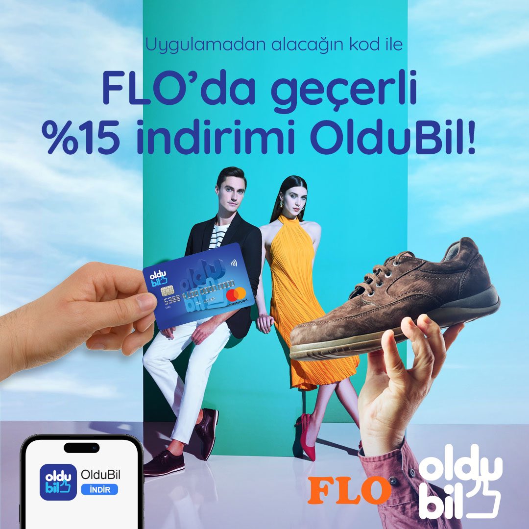 OlduBil ile Flo’dan yapacağın alışverişlerde anında %15 indirim!
İndirim kodu uygulamadaki kampanya sayfasında seni bekliyor!

Hemen indirmek için,
app.oldubil.com.tr