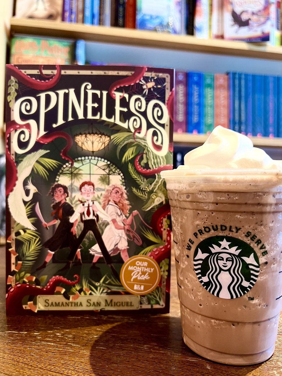 The characters, the setting, the storyline, the writing…. It was magical! And what better way to make magic than by grabbing a Double Chocolatey Chip Crème Frappuccino, a perfect pair!
#bnmonthlypicks #youngreaders #bncafe #bncafeapp #frappuccino