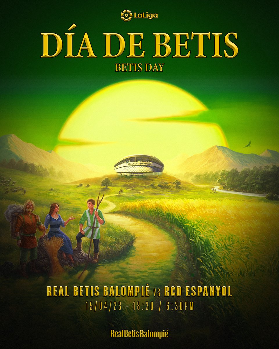 RealBetis's tweet photo. 💚💚💚

Hoy es diferente... ¡hoy es #DíaDeBetis! https://t.co/1uxNqDoq6F