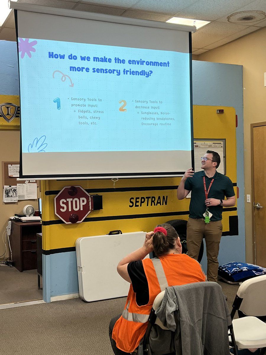 Bus monitor training with one of the best today! Dr. Tyler sharing his experience and knowledge with Septran staff. Proud to be a part of making this partnership better for our <a href="/Yorkville115/">Yorkville Community Unit School District 115</a> students. <a href="/Y115StudentServ/">Y115 Student Service</a> <a href="/melinda_lasky/">Melinda Lasky</a> <a href="/JenniferRutkas/">Jennifer Rutkas</a>