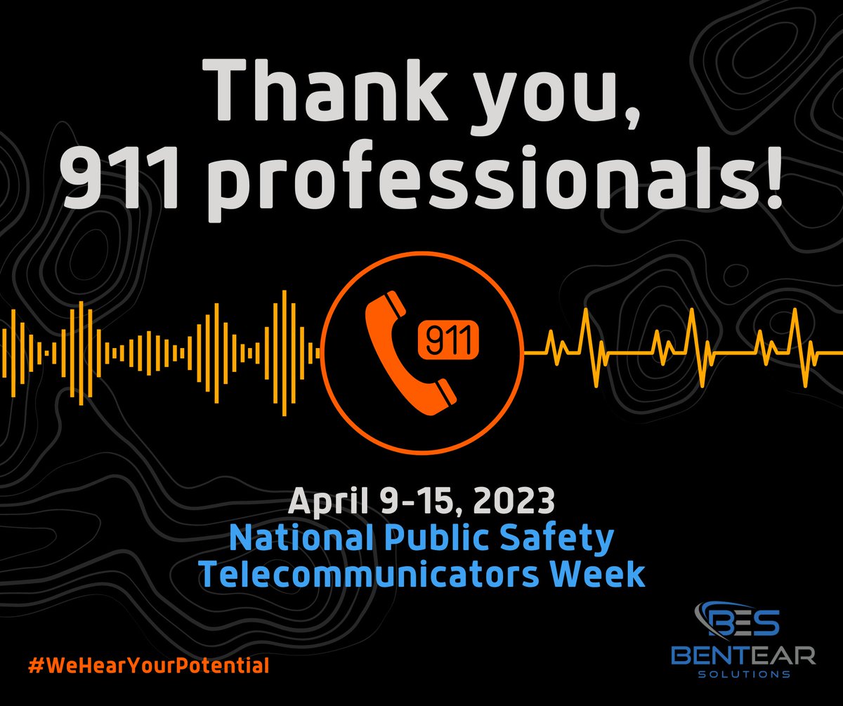 BES_LLC's tweet photo. ☎️ They are truly the first responders, the calm voices in the dark that we count on to answer the call &amp; know exactly what to say in our hour of need. Join us this week in thanking 911 professionals everywhere for their service, sacrifice and dedication.
#NPSTW2023 #ThankYou911 https://t.co/eqHoi6SIPp