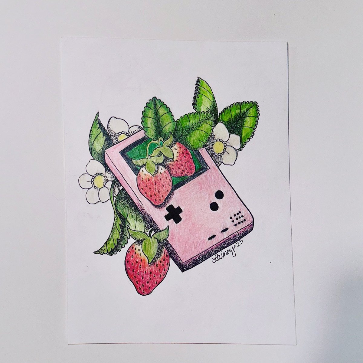 laineyberryart's tweet photo. Keep telling myself I’ll get better doing botanical pieces. 😬 Follow me on Instagram + TikTok for cool shit (LAINEYBERRYART) https://t.co/rkeAsf3WrR