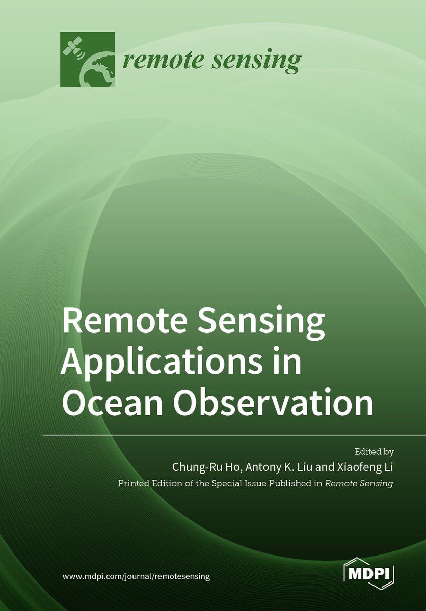 #remotesensing #books
MDPI Books

📚 Title: Remote Sensing Applications in #OceanObservation
🔗 Download here: lnkd.in/dJh4yNQu
✒Edited by Chung-Ru Ho, Antony K. Liu and Xiaofeng Li