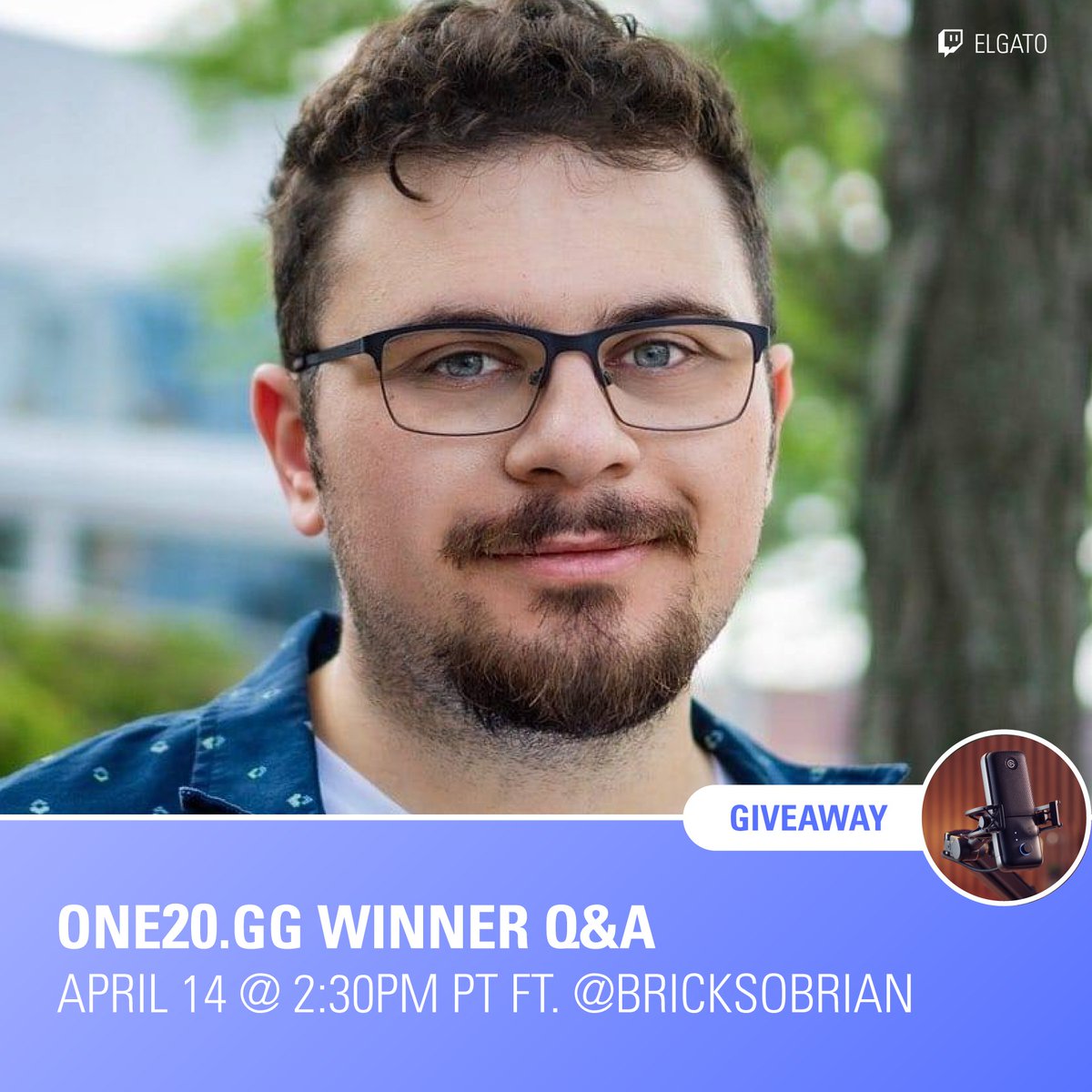 BricksOBrian's tweet photo. TOMORROW - 5:30 PM ET! 🔥

 I'm on the @elgato Twitch channel discussing content creation, and the @hotpockets #One20Challenge. 🙌

 Giveaways for Wave 3, or Facecam (your choice). 🎙 https://t.co/fPHayRAPLC