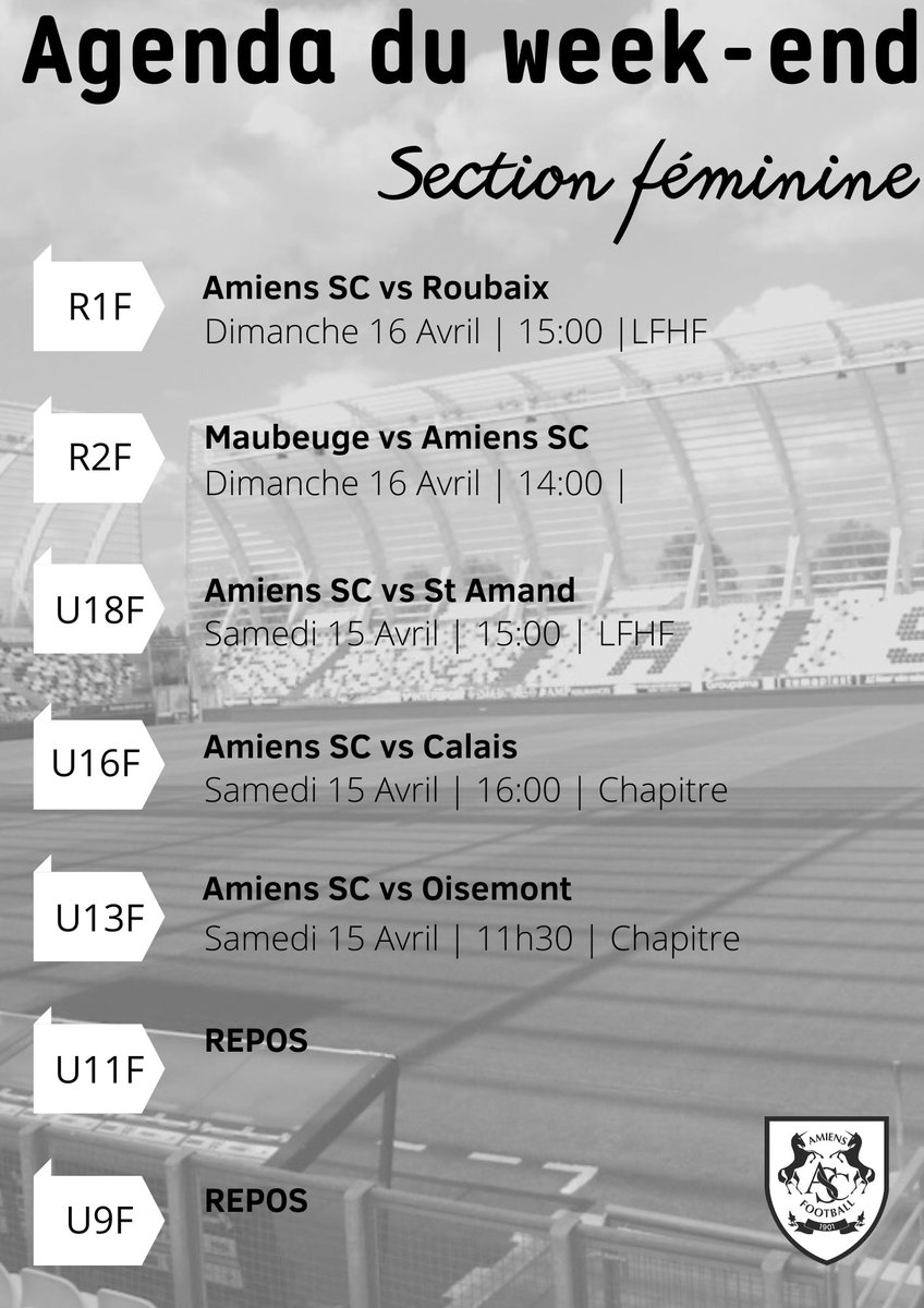 Amiens SC Féminines tweet media