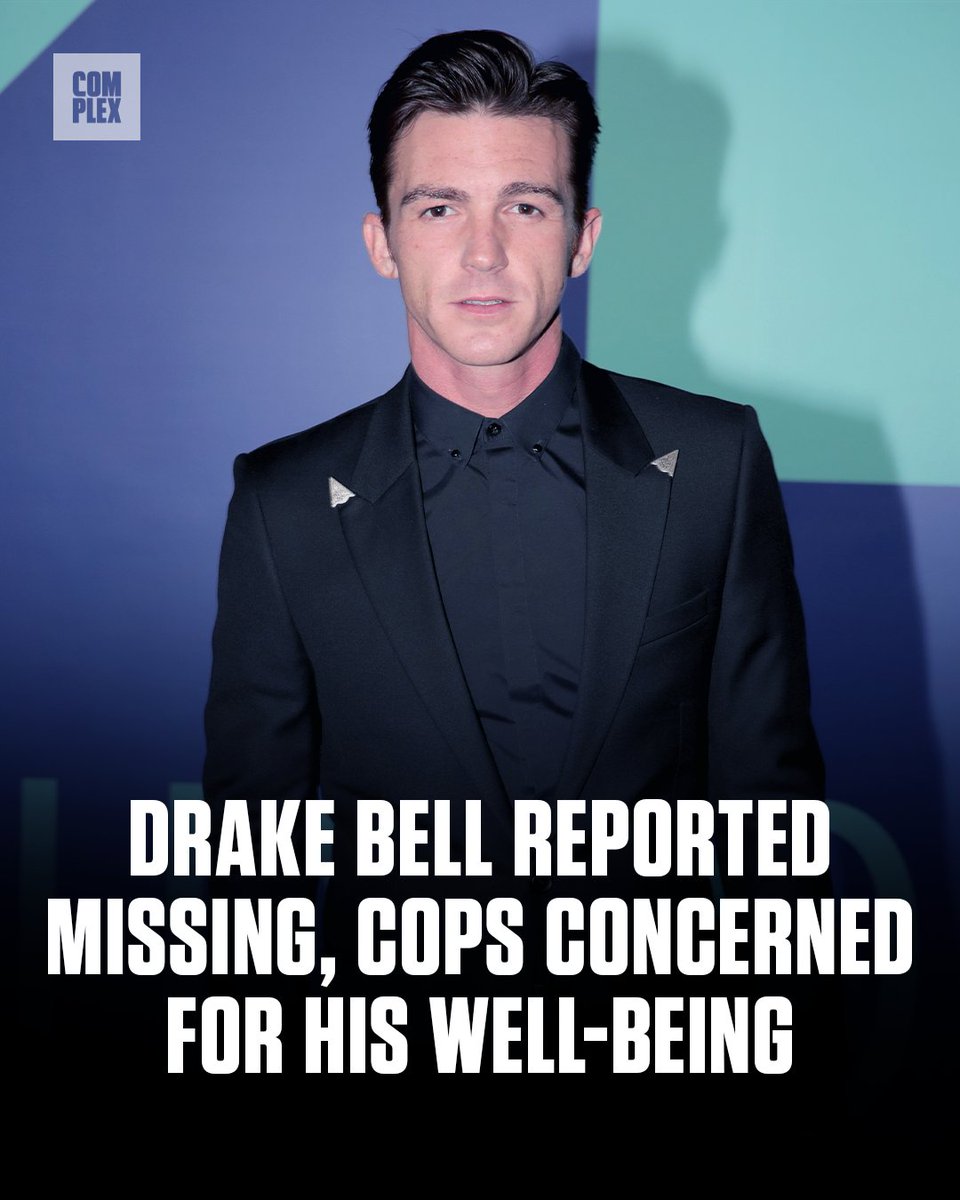 Complex's tweet photo. Drake Bell has been reported as “missing and endangered” in Florida, police announce.

Story: https://t.co/hSgokAmVF8 https://t.co/tQOfDqMGfQ