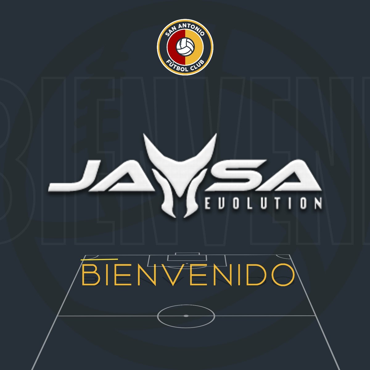 SanAntonio_EC's tweet photo. 🔝| Damos la Bienvenida a nuestro Sponsor Técnico #JasaEvolution ⚽
Por un 2023 lleno de gloria y alegrías
¡VAMOS SAN ANTONIO!
#FamiliaCammarata
#AscensoNacional
#SanAntonioFC https://t.co/FAHQQwAPv8
