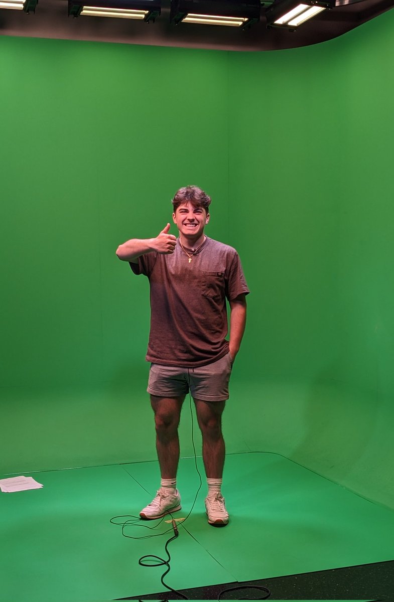 Senior Visual Design student Rui Brito is ready for his interview with FRED TV to help promote our program! #DurfeeCTE #DVC #VisualDesign