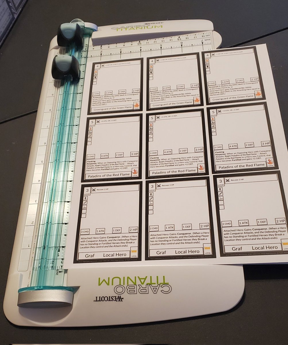HighChronicler's tweet photo. Fresh batch of Errata for #legendsofmagnaprima the #cardgame. Made some balance changes and mechanical changes as well. The game is going super well. 
#highchronicler #cardgamedesign #indiegamedev  #magnaprima #lmpxcg https://t.co/KuQTSTmPdn