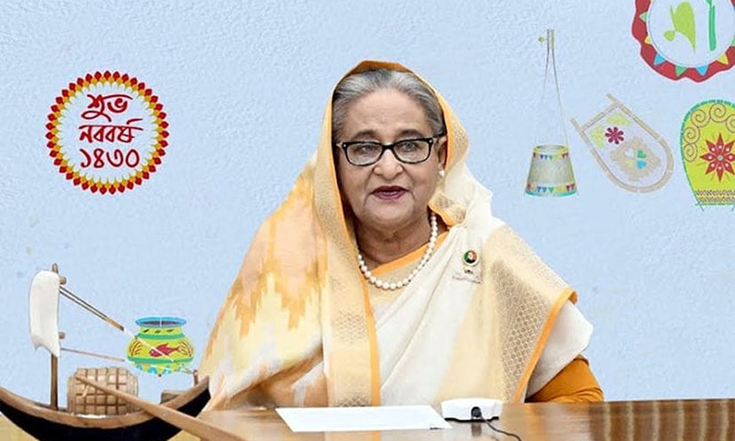 নববর্ষে সুখী ও স্মার্ট বাংলাদেশ গড়ার প্রত্যয় প্রধানমন্ত্রীর