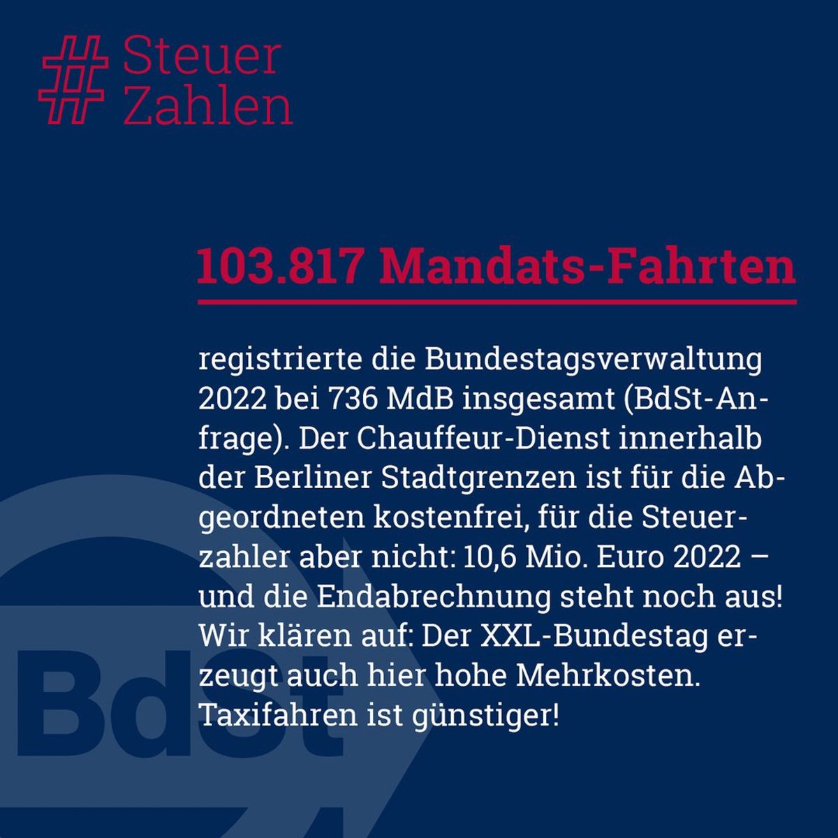 #SteuerZahlen #ZahlderWoche #xxlbundestag #abgeordnete #mdb #chauffeurdienst #chauffeurservice #chauffeurservices #bundestag #steuergeld #steuergelder #steuerzahler #bunddersteuerzahler