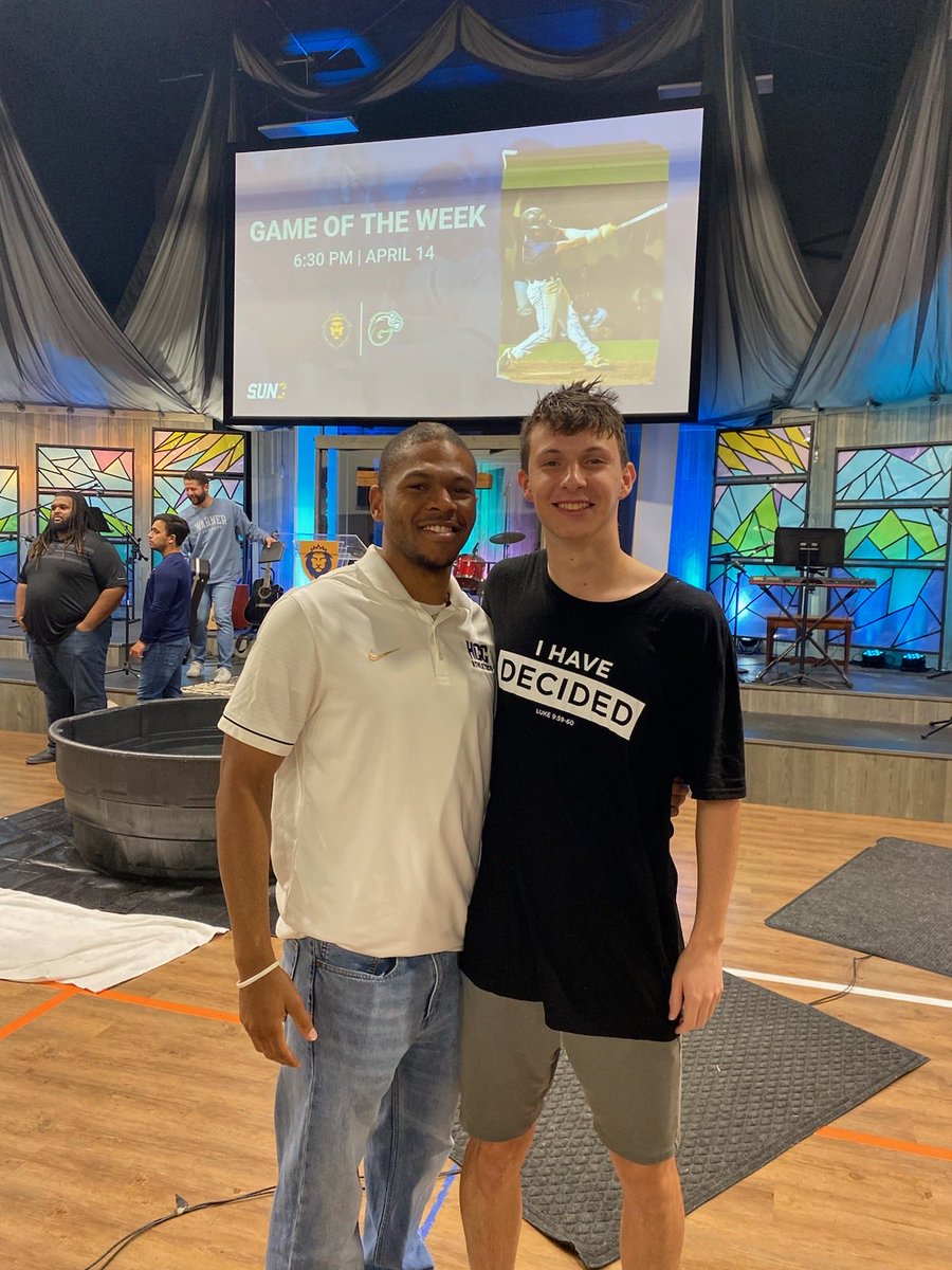 One of our own committed his life to Jesus Christ in baptism during chapel yesterday! 🙌 !!Very special day!! 🙌So proud of you ⁦<a href="/Josh_Rogosich/">Joshua Rogosich</a>⁩ 
#FromDeathToLife
#IHaveDecided #ThankYouJesus