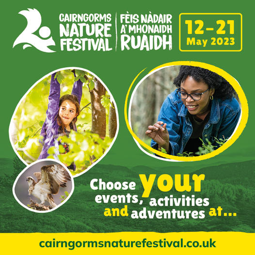 uknationalparks's tweet photo. The Cairngorms Nature Festival is coming! 💚
This May, the Cairngorms Nature Festival will include self-guided trails, family activities, arts and crafts workshops, nature masterclasses, adventure activities, competitions and more. https://t.co/suf5lswGO5 
#DiscoverNationalParks https://t.co/2abGs65X0m