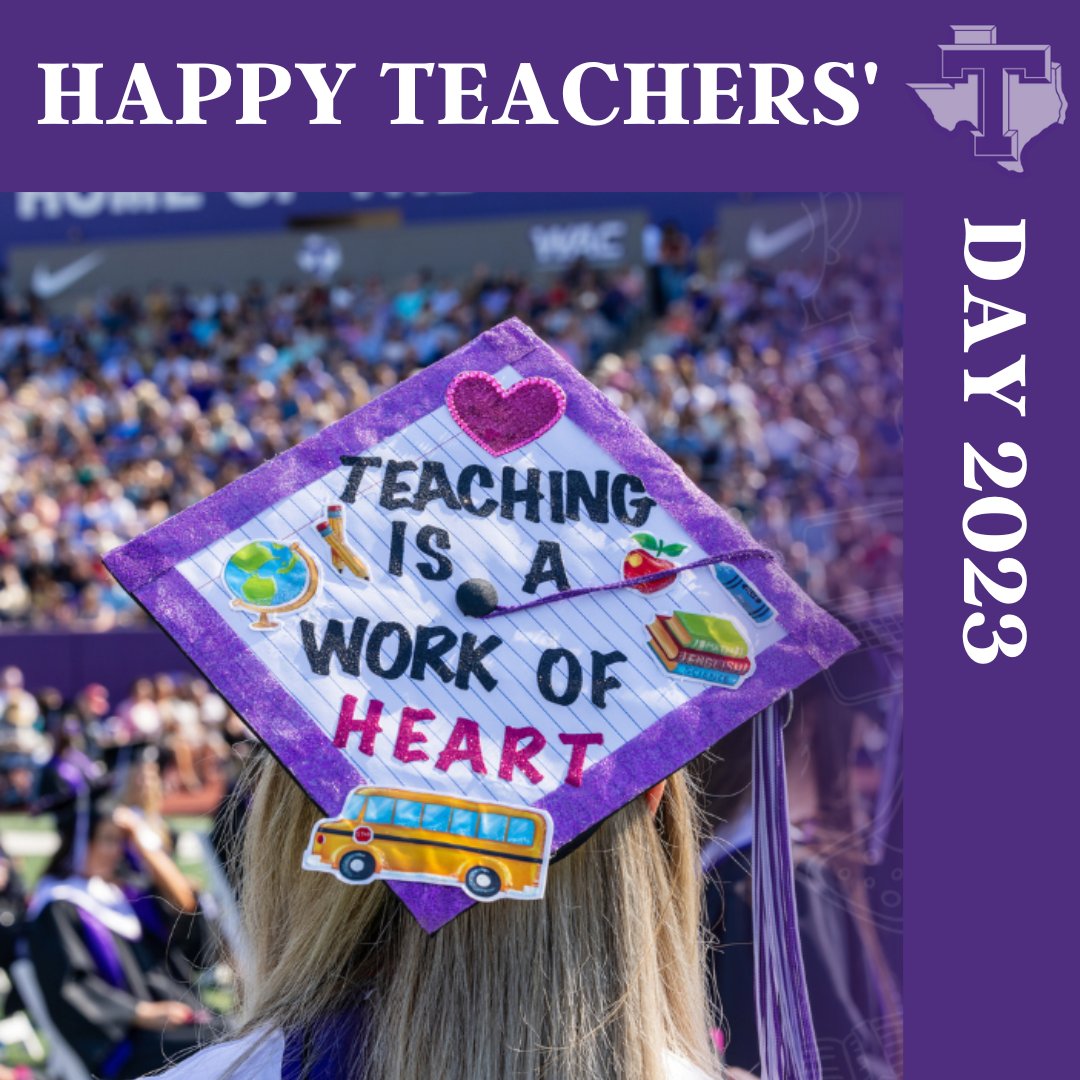 fwteachered's tweet photo. Happy Teachers' Day 2023 πππ€
#BleedPurple #IAmTarletonFW #TarletonTeachers #TexanTeachers #TeachersCan #WeTeachTexas https://t.co/FOYRAJjJsl