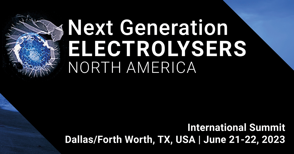 Join the Next Generation Electrolysers Conference North America 2023!
Scale up #PEM #ALK #SOEC technology, conference network among #hydrogen leaders and #electrolysis specialists from across the globe in Forth Worth TX June 21-22
Secure your ticket today: electrolyser-usa.redcabin.de