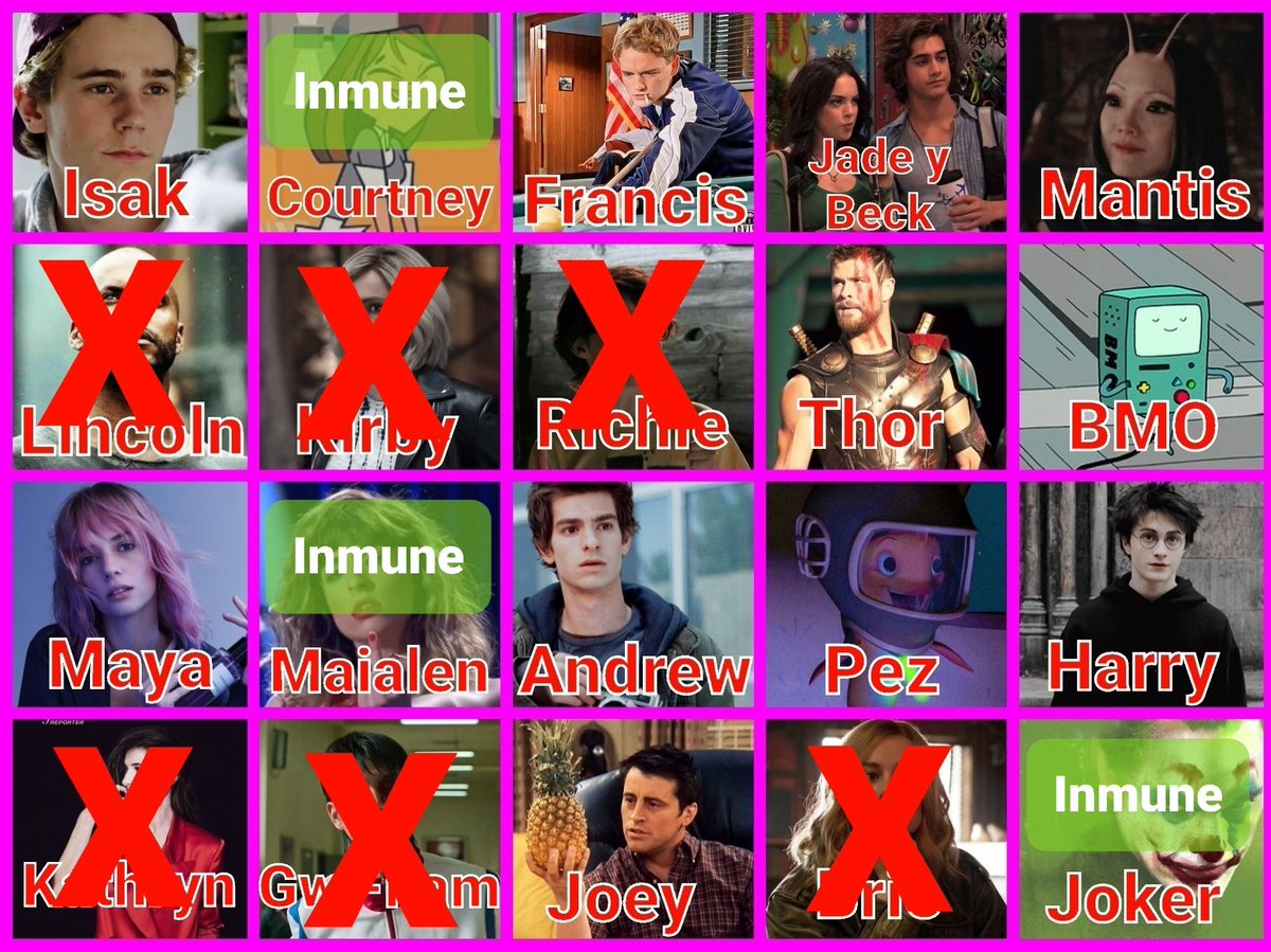 LizethSimus's tweet photo. Gala 4 #SimuRandom
Reparte -500 entre los concursantes que menos te gusten
Los 4 menos valorados serán nominados
Los 3 mejor valorados serán inmunes
Tiempo: Indefinido https://t.co/TGHQBPFvkt
