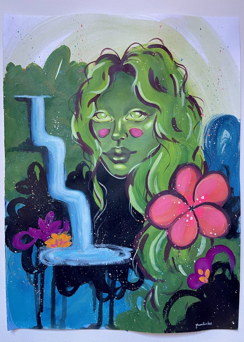 freakinlex's tweet photo. i threw this sketchbook piece on my site for $20 if anyone wants to snag her

if ordered today i can send it out with tomorrows shipment :) https://t.co/NTrlDLn0MW