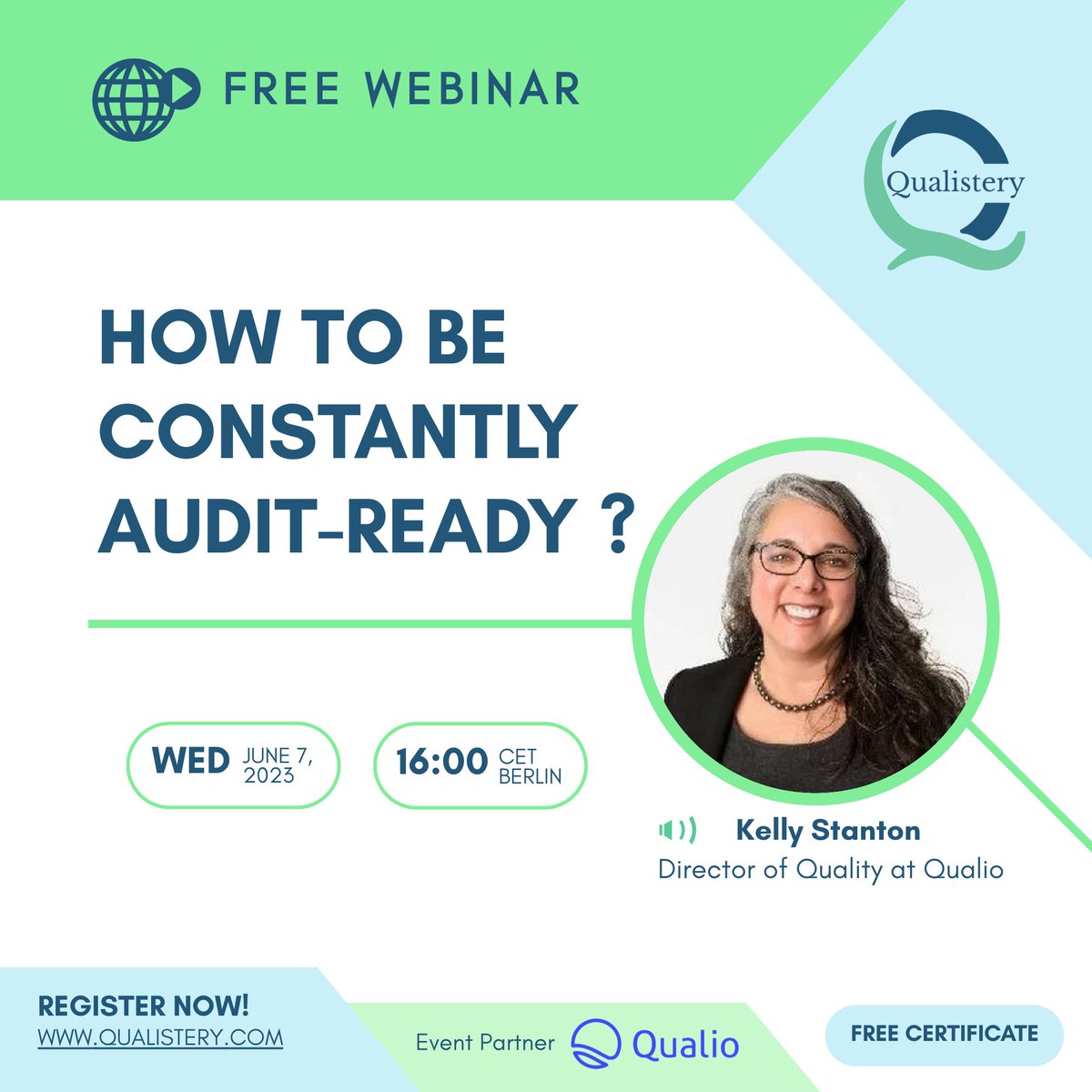 yankugel's tweet photo. As a quality professional, audits can be a source of stress and anxiety. But fear not! Our latest webinar, "How to Be Constantly Audit-Ready," has got you covered. 👨‍💼💪

Register now: https://t.co/BIbigViSoD

#GMP #Pharma #Quality https://t.co/J3pedH1p4R