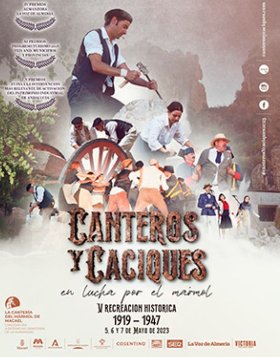 WeekyAlmeria's tweet photo. 🌄El 5, 6 y 7 de mayo vas a querer estar en Macael. La recreación histórica "Canteros y Caciques" te traen una gran programación y conciertos para seguir la fiesta. No faltes!!😃
@macaelturismo
https://t.co/ld1UrnE67j https://t.co/HYPtKh0VsQ
