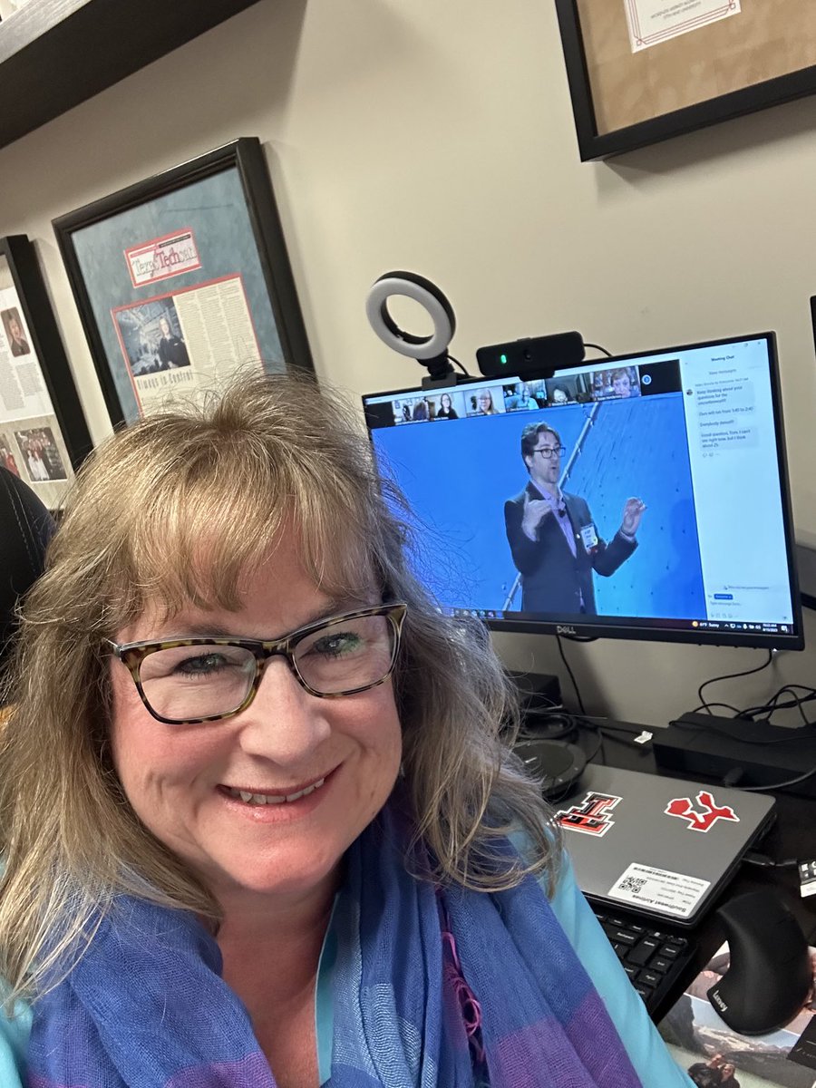 Cheering on my friend ⁦<a href="/ethanmcc/">Ethan McCarty</a>⁩ as the co-chair pulling off the 2023 Page Society Spring Seminar. #pagespring