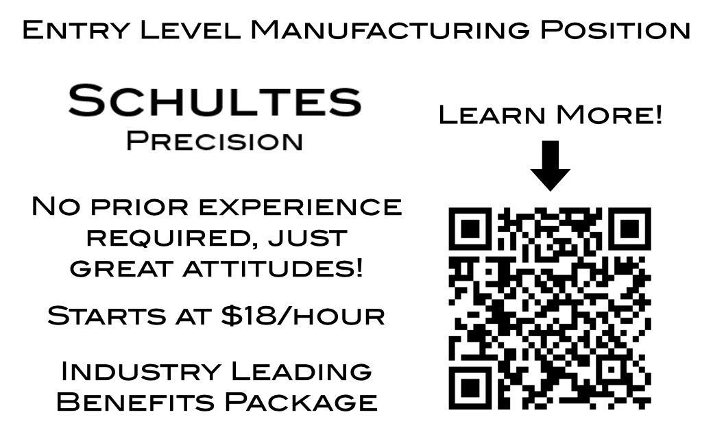 SchultesMfg's tweet photo. We had a great time last night meeting with potential future #Schultes Team Members at the 3rd Annual FOCUS ON YOUR FUTURE event at @NNVikings! Thanks for hosting us!

#manufacturing #cnc #cncmachining #manufacturingcareers #traininganddevelopment #opportunity #growth #careerfair https://t.co/3ER8BbkTZs