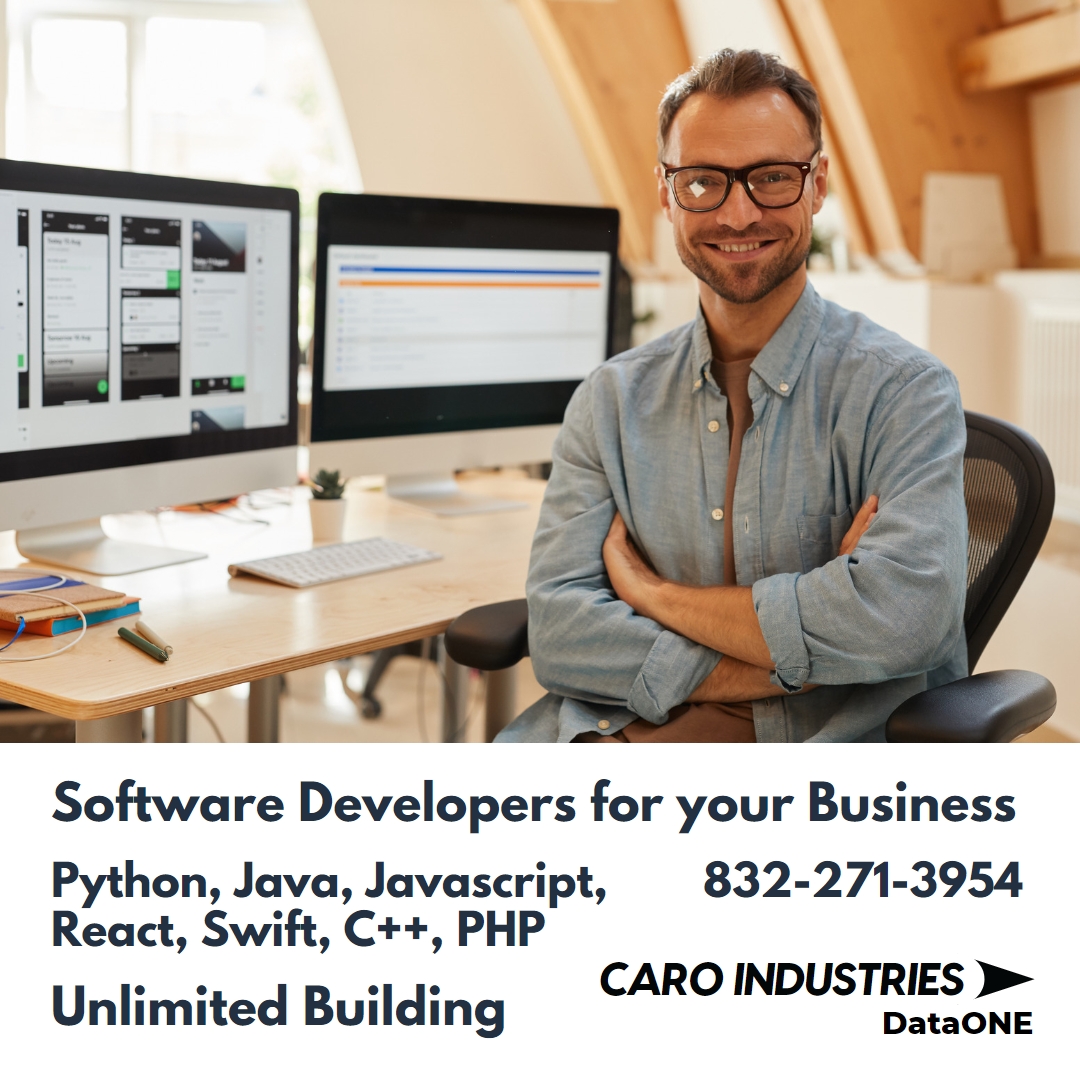 CaroIndustries's tweet image. Caro Industries - DataONE
Software Developers for your Business
Python, Java, Javascript, React, Swift, C++, PHP
Unlimited Building
#caroindustries #dataone #software #developers #business #python #java #javascript #react #swift #cplusplus #php #unlimitedbuilding