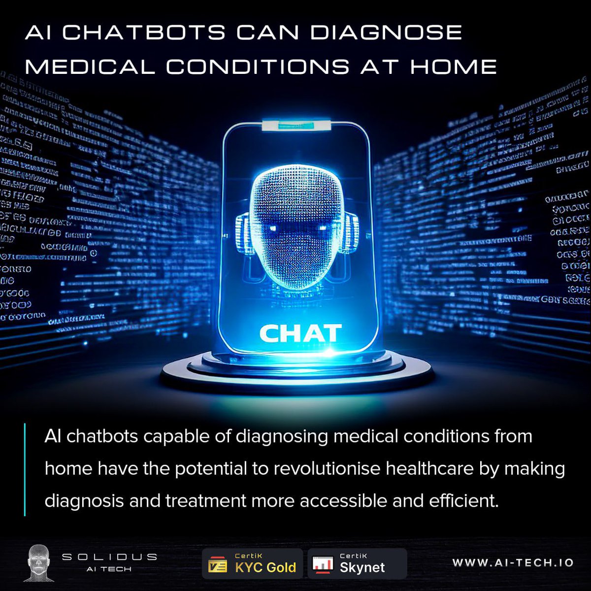 AI Chatbots Can Diagnose Medical Conditions at Home.

AI chatbots capable of diagnosing medical conditions from home have the potential to revolutionise healthcare by making diagnosis and treatment more accessible and efficient. However, these services require significant
