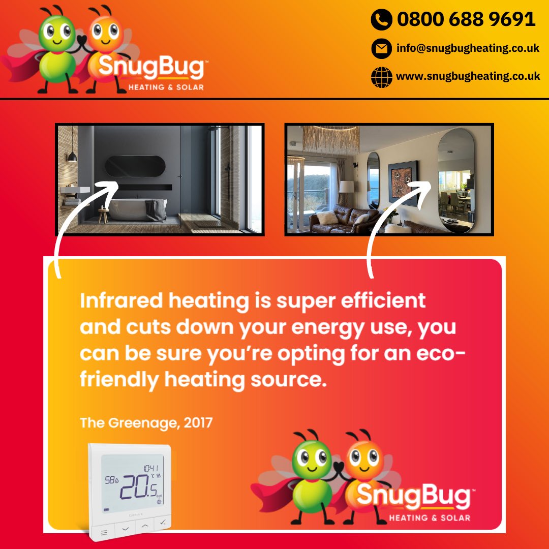 HeatingSnugbug's tweet photo. #infrared #heating #infraredheating #energybills #energyeffcient #business #ukbusiness #uknetworking #smarthome #energycrisis #heatingbills #costeffective #green #madeinbritain #british #carbonfootprint #promote #renovation #homerenovation #solar #solarpv #solarenergy #solarpower https://t.co/QHCefiJe5X