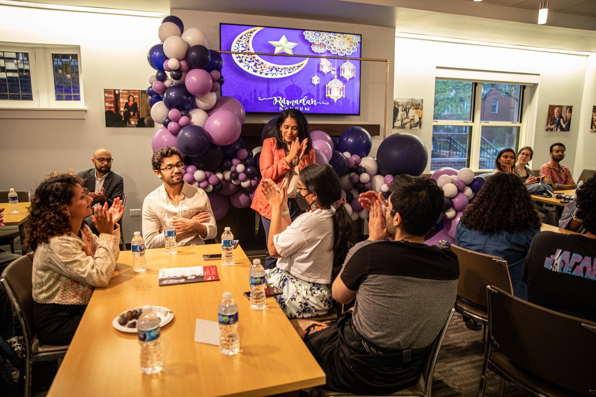UChiPolitics's tweet photo. Thank you to everyone who came to our second IOP Iftar dinner. 

Over food and conversation we celebrated and recognized the contributions Muslims have made to public service. 

We hope to see everyone again next year! https://t.co/A0YTwnM97n