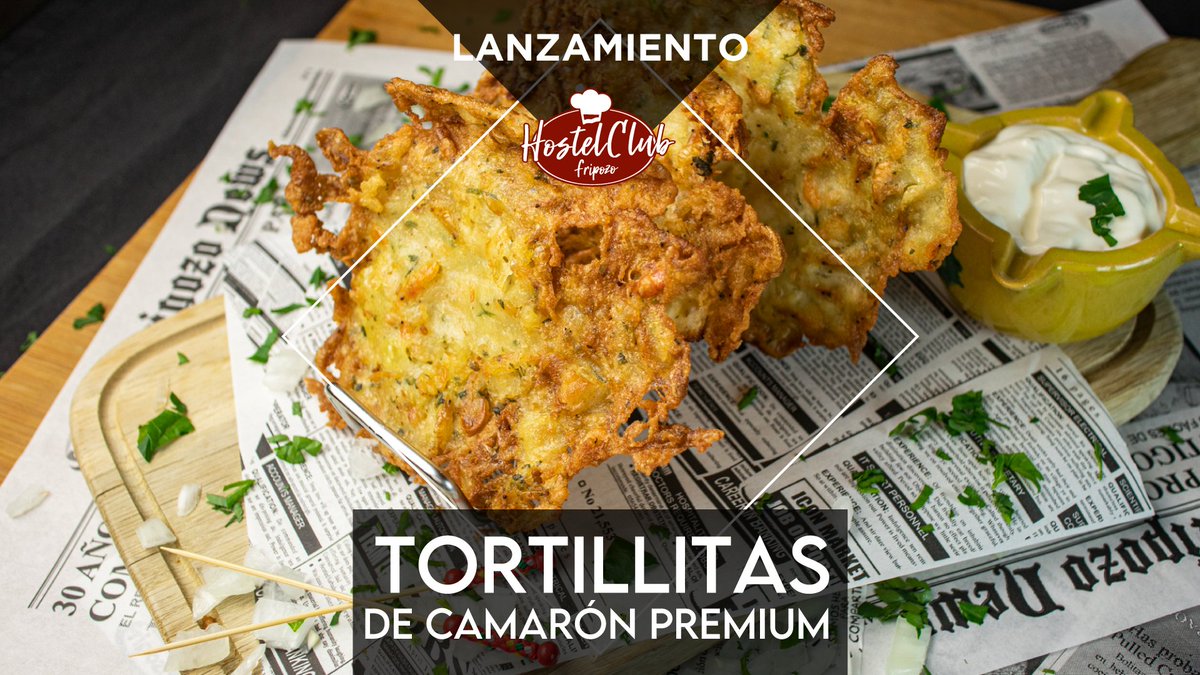 fripozo's tweet photo. 👩🏻‍🍳 ¡Nuevo lanzamiento en #HostelclubFripozo para nuestros clientes de restauración y hotelería! #TortillitasDeCamarón Premium, más grandes y sabrosas para sorprender en cada bocado. ¡Descúbrelas aquí! 👉 https://t.co/r3JS7KSsEW 🦐 https://t.co/q73sg75R9A
