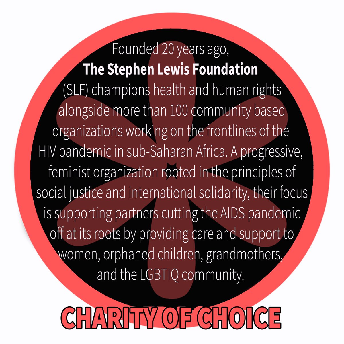 PrideToronto's tweet photo. Charity of Choice

The Stephen Lewis Foundation (SLF)

SLF champions health &amp; human rights alongside more than 100 community organizations working on the frontlines of the HIV pandemic in sub-Saharan Africa, focusing on providing support to women, orphaned children, &amp; others https://t.co/6ZISBcOWy6