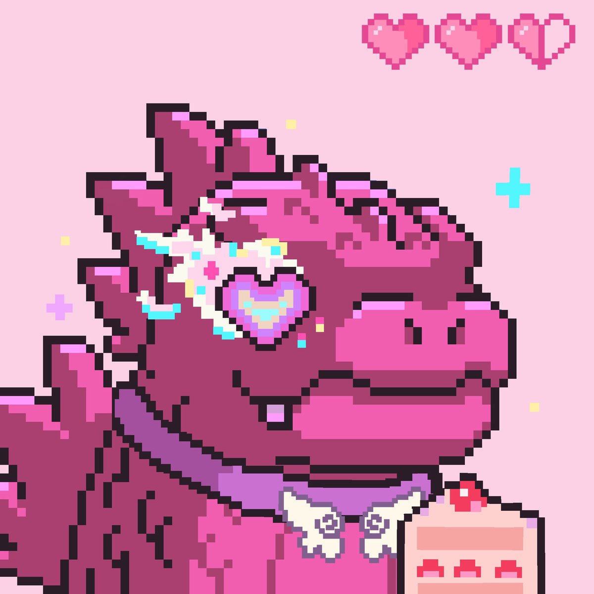 <a href="/KaijuKingz/">KaijuKingz</a> My submission for #KaijuTraitComp
    KaijuKingz is falling in love with strawberry shortcake 😆💗✨🍰