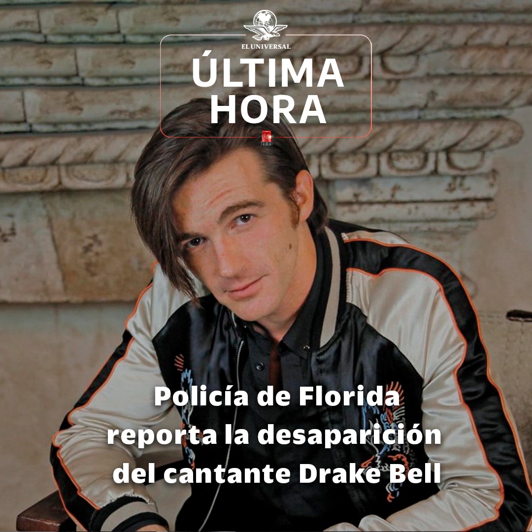 #ÚltimaHora 🚨 |  La Policía de Daytona Beach, en Florida,  reporta la desaparición del actor y cantante Drake Bell