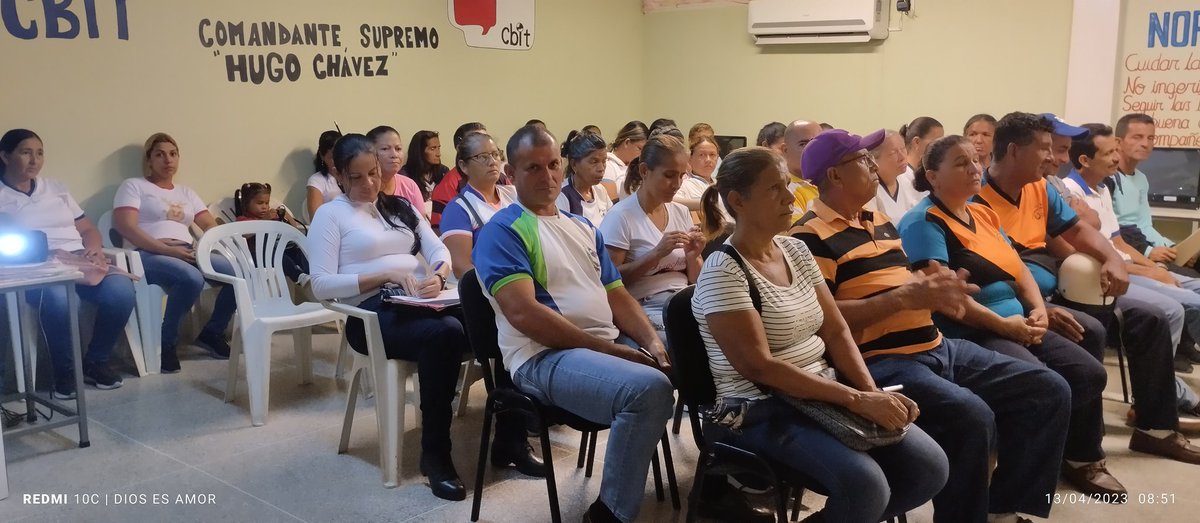 esimonb3's tweet photo. Curso de Formación 13 de Abril, Ruta Épica al 2030. El Pueblo como Doctrina. Dirigido al Personal Obrero, Cocinero, Administrativo, Tutores CBIT. Ambiente: Escuela Simón Bolívar, Red 9, Cir 3, 4 y 7, Pampán, Edo Trujillo @pampanred9 @MPPEDUCACION @ZonaEduTrujillo  @_LaAvanzadora https://t.co/QcMZ0Co81P