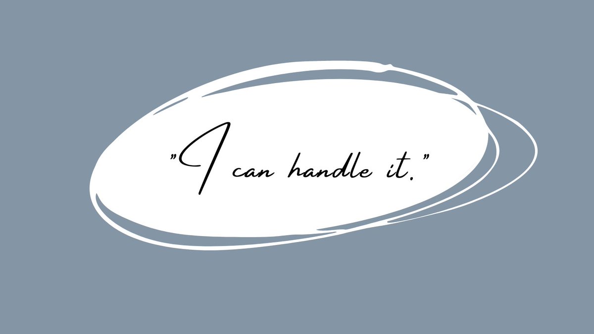 HPprompts's tweet photo. Daily prompt - “I can handle it.” https://t.co/FlwkiBJzE5