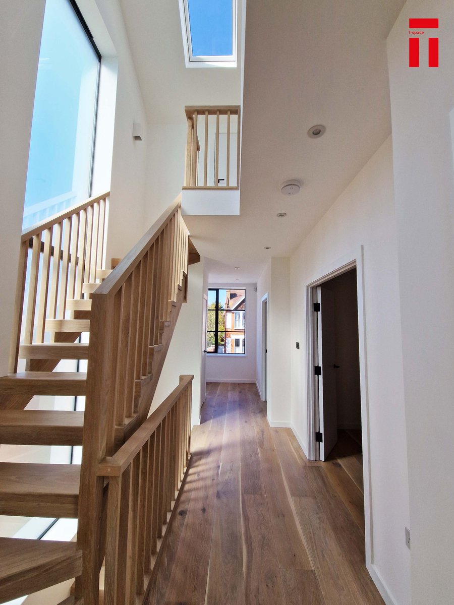 TSpaceArchitect's tweet photo. Our client's fantastic Herringbone House is complete! So excited for them. More great images and video to follow.  Like or follow us so you don't miss out when we share the content later this month! Great working with @summitgroupbuilding company again!

#londonnewbuildhouses https://t.co/9FfUAOuUIl