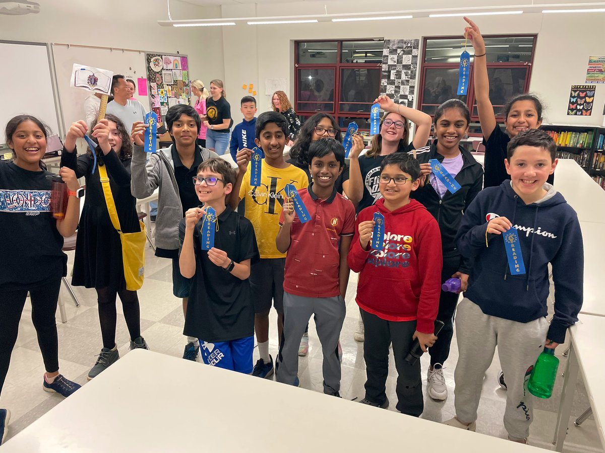 DASD_ShDunn's tweet photo. What a fun & successful Reading Olympics Competition last night! The MC6 Narwhals had a blast competing & reading together! Thanks to the @CCIU_24 and all of the wonderful volunteers & parents for making it such a great event for the Ss! #NarwhalNation #DASDPride @Downingtown6GC https://t.co/iNJ1ARuNV8