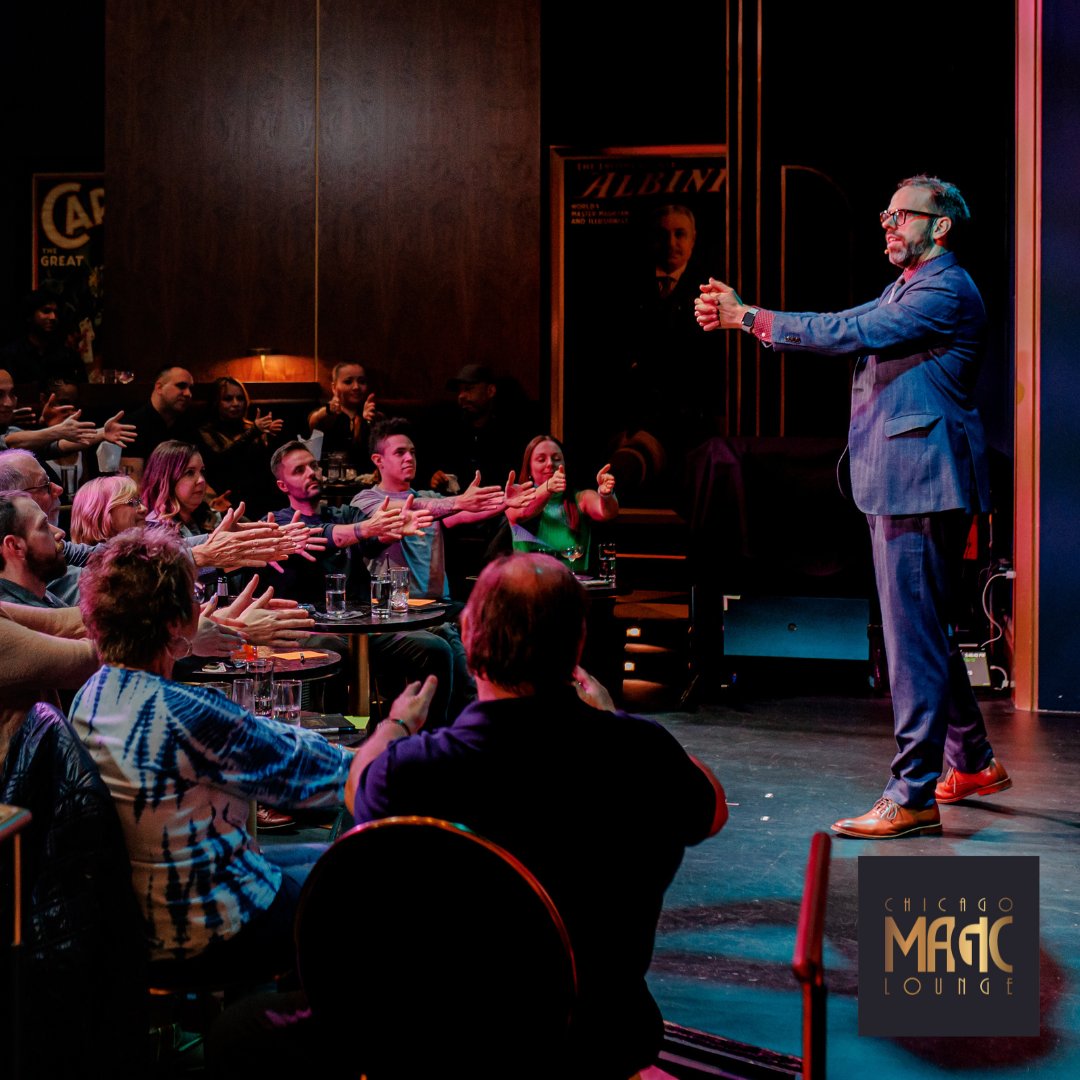 PHOTO ROUNDUP: Mentalist Mark Toland’s ‘The Mystery Show’ at Chicago Magic Lounge

The Mystery Show will be presented on Wednesdays at 7:00pm, April 5 – June 28, 2023.

Tickets are available at chicagomagiclounge.com

📸: Sarah Elizabeth Larson
