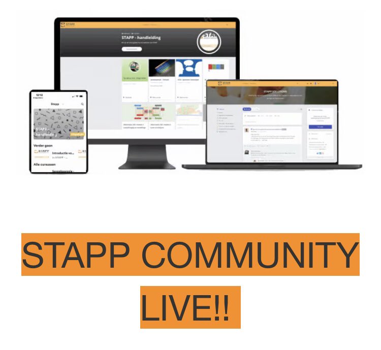Feikenjf's tweet photo. STAPP Community live‼️▶️STAPP gebruikers + cursisten nu toegang.
▶️Professionele plek om per thema info uit te wisselen rondom #afasie en #spraakapraxie 
▶️Zet per interessant onderwerp je ‘notificatie’ aan, en je volgt alleen de gesprekken die je wilt!
#logopedie #slt https://t.co/b6ECi4U7dn