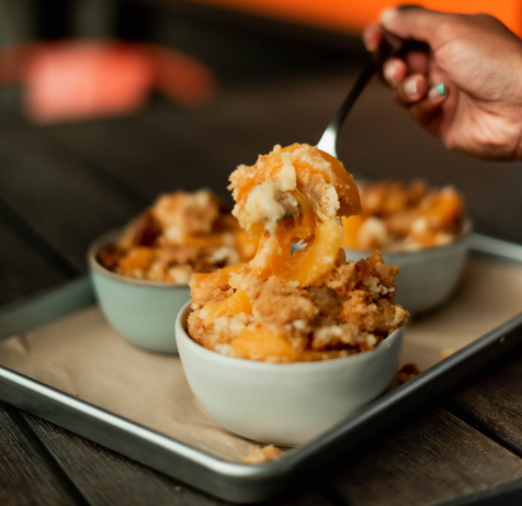 cowboychicken's tweet photo. Free Peach Cobbler for every guest! Come in today only to celebrate #NationalPeachCobblerDay with us! https://t.co/97k5d26ukw