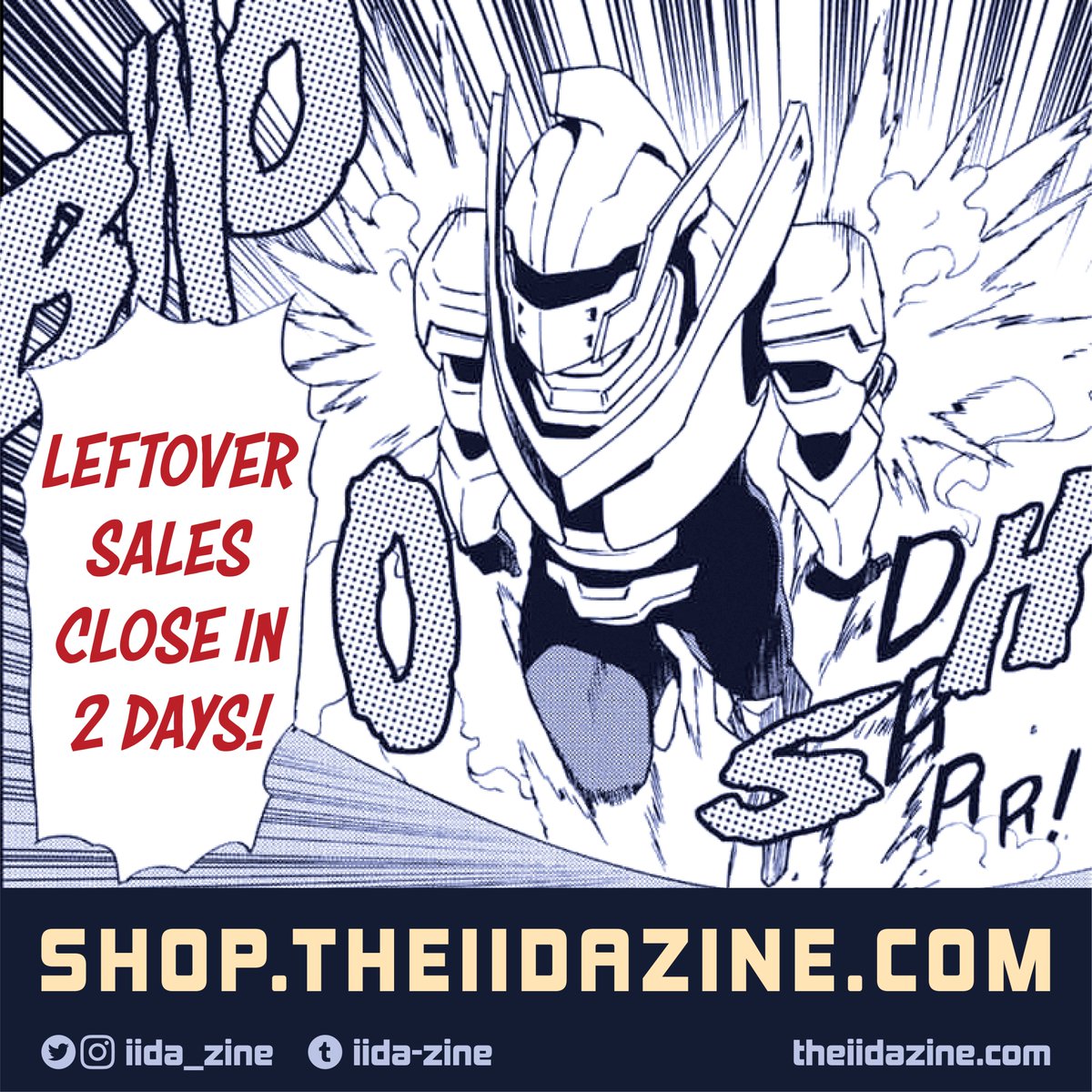 2 Days left to snag some Iida zine merch or one of our beautiful zines! 😌✨

🛒 Shop link below ⬇️