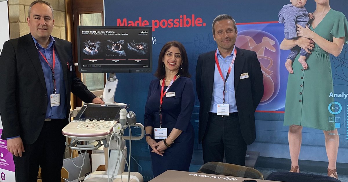 TriBruSan's tweet photo. CanonMedicalEU: We welcome you at the 5th International Ovarian Tumor Analysis (IOTA) Congress in Leuven.
You have one more day to experience our solutions on the booth.
#Gynecology #Ovariancancer #Womenshealth #Ultrasound #MeaningfulInnovation #MadeFo… https://t.co/NoOLWblwd2
