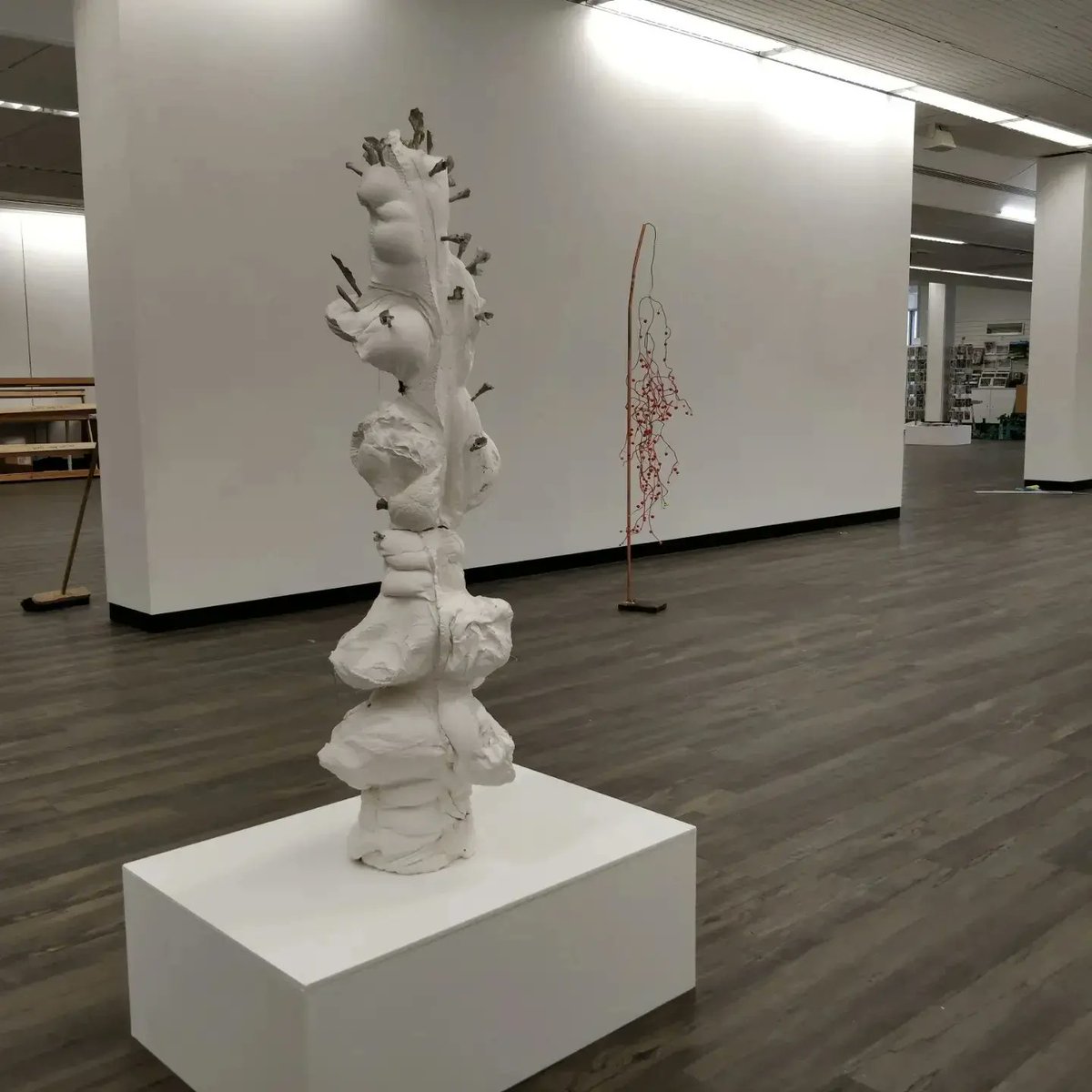 sallyjbarker's tweet photo. I,m showing work in "Borrow Pit" an exhibition which just opened at Huddersfield Art Gallery, with the Yorkshire Sculptors Group It launches  on Saturday 15th April,1.30-4pm &amp; runs till June 3rd. https://t.co/N0tIujn7ER