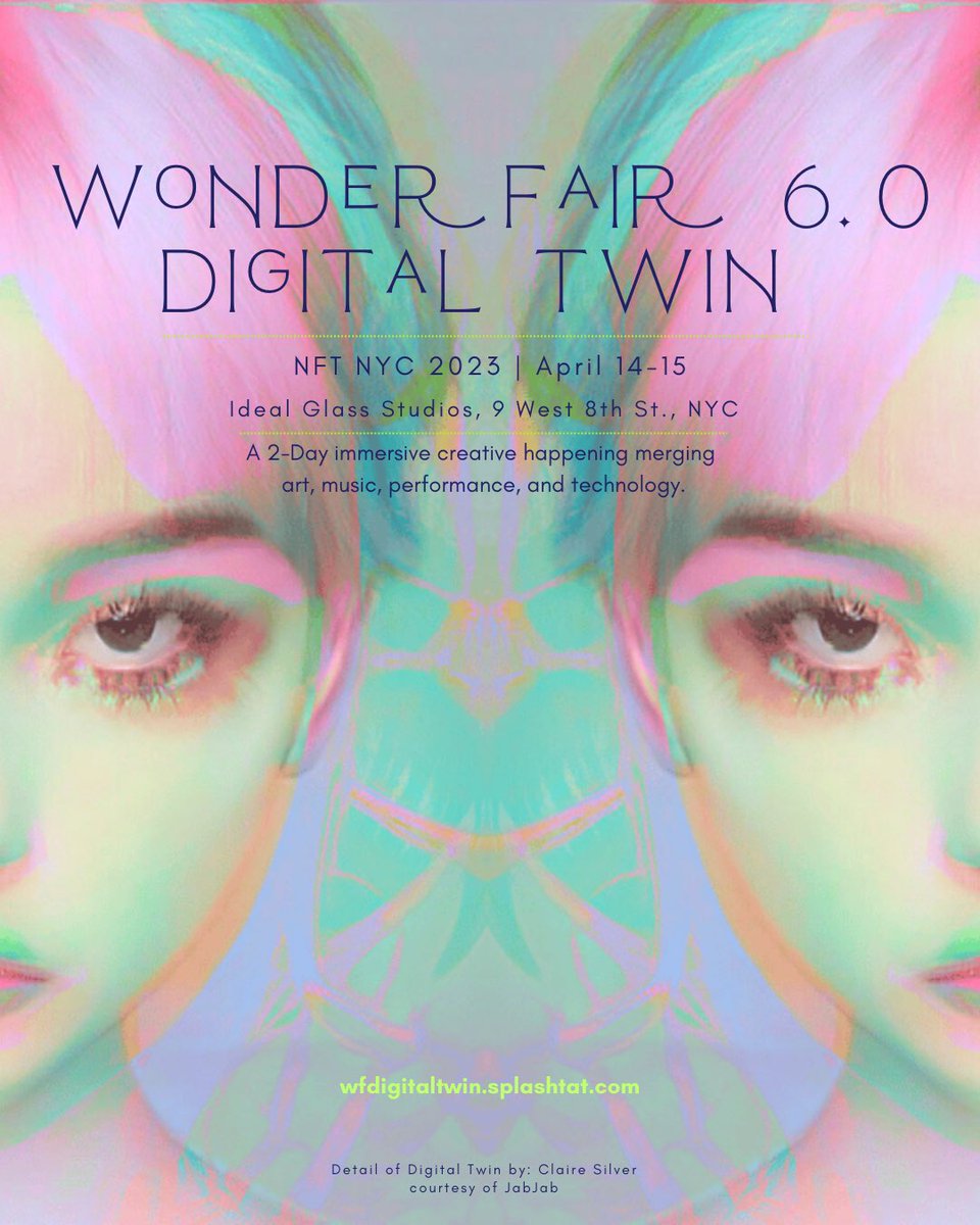antenna_nft's tweet photo. Thrilled to announce that Antenna is participating in @wonderfair_art 6.0 Digital Twin during @NFT_NYC 2023, April 14-15! 

We are going to show new digital artworks of @Lentov_com, Ken Kelleher @anchorball_nft and Carrie Chen @Tender__Studio https://t.co/9zLlZ7GHv1 https://t.co/ECS1s70wSx