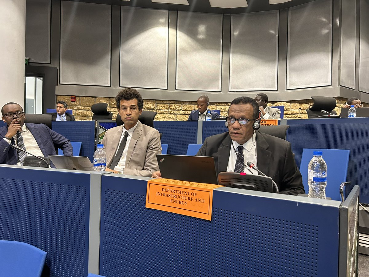 AUC_PAPS's tweet photo. Representatives of the #AU Department of Infrastructure & Energy, #AU Office of the Legal Counsel, #CISSA and #UNITU shared their perspectives to Council on the challenges of cyber-attack and forwarded their recommendations @ 1148th #AUPSC 1/5 https://t.co/oxzV5XEMfd