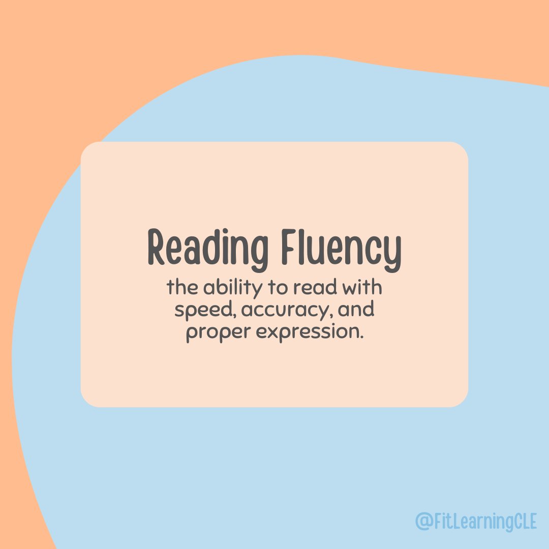 fitlearningcle's tweet photo. Fit Reading 📚
What is fluency and why is it important?
#fitlearning #cleveland #reading #onlinetutoring #clevelandkids #cuyahogacounty #accuracy #Fluency #tutoring https://t.co/SgS9quY0Kr