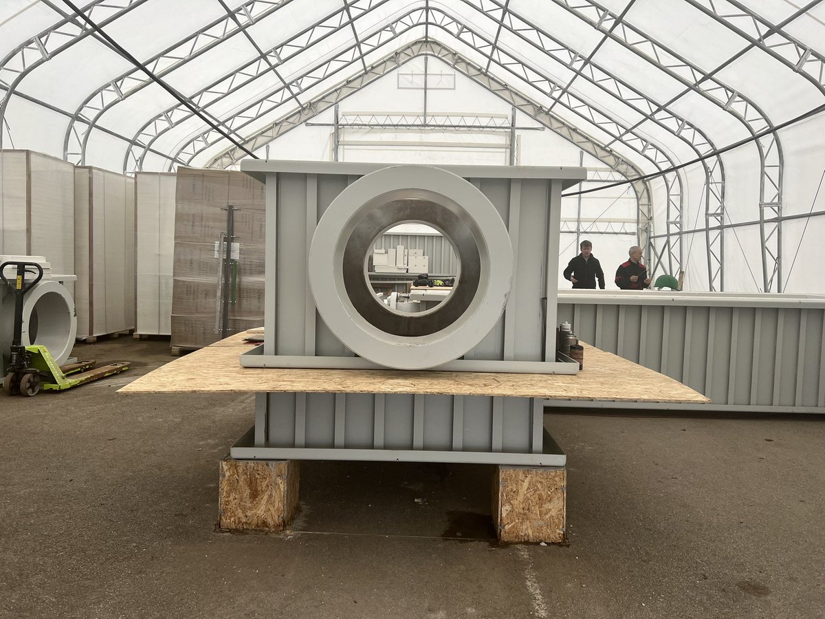 AriceAmice's tweet photo. Checking out our BlueRevo Installation in Latvia, showing household waste to Hydrogen. Progress is amazing - soon we have 2 ‘first of a kind’ installations up and running.  #RenewableEnergy #gogreen #climatechange #cleanenergy #aiminghigh @BlueRevo_lution https://t.co/HiRgAyQCrM