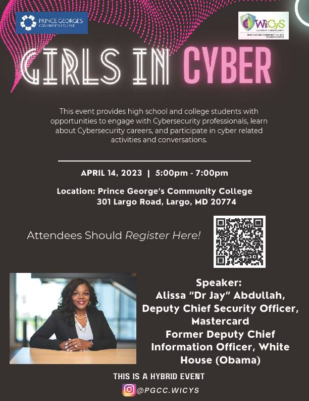 AdrinLeak's tweet photo. Awesome opportunity for girls interested in Cybersecurity... https://t.co/kFiosKqaLj