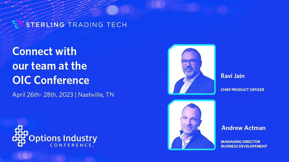 SterlingSTT's tweet photo. We look forward to attending the @OptionsConf April 26-28. @SterlingSTT’s Chief Product Officer Ravi Jain will participate in the “Today’s Trends in Retail” panel discussion. Reach out to connect with us on site!
#OptionsConf2023 #innovation @andrewactman https://t.co/EyfY28Uvb7